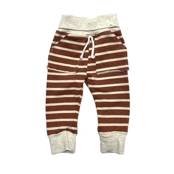 Lulu & Roo Hoodie & Jogger Pants Set Baby Toddler Size 3 - 6 Months Striped Red - Picture 2 of 4